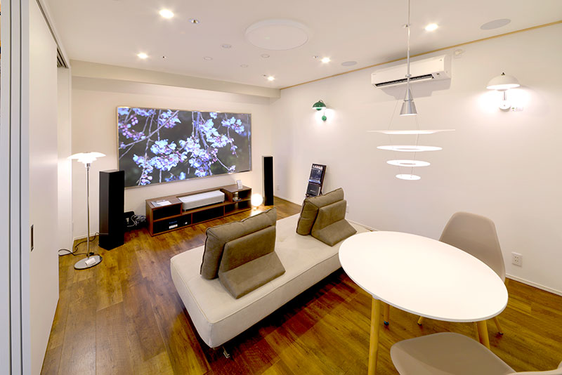 ホームシアターファクトリー　沼津サテライト　照明シミュレーションルーム