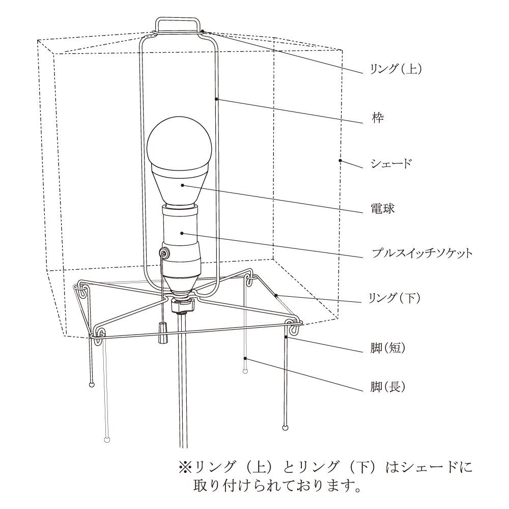 AKARI-23N イサムノグチ AKARI スタンドライト オゼキ 1976年創業照明