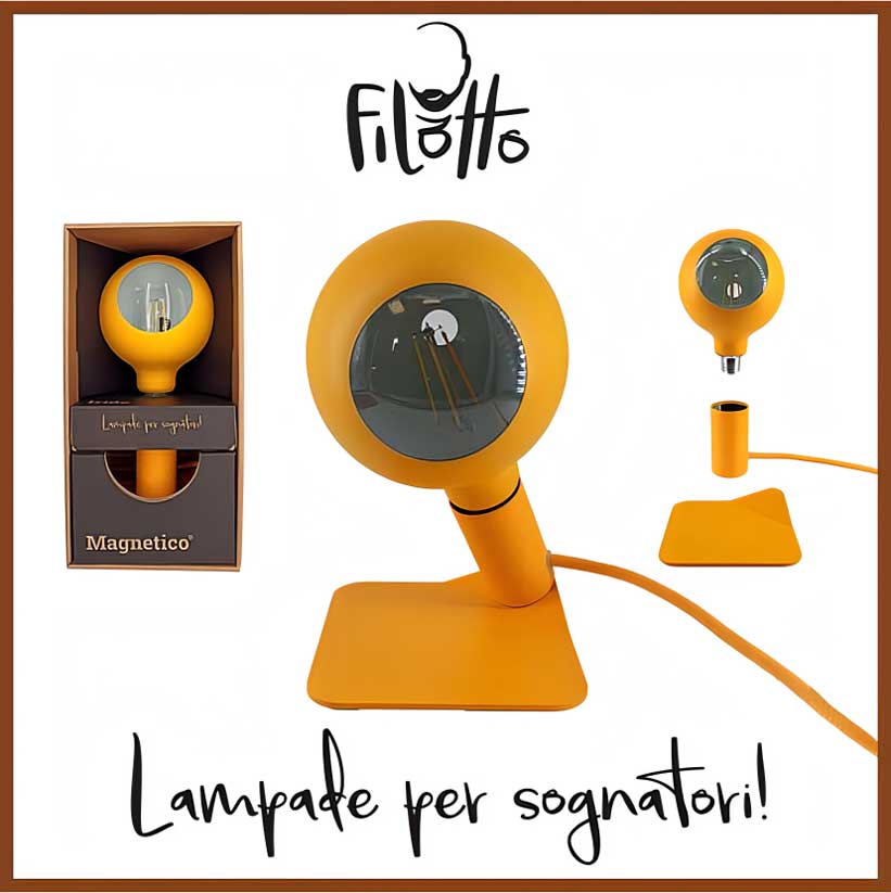 Filotto（フィロット） Iride Camo マグネットライト デスクライト スポットライト