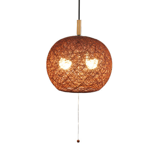 GEM-6936 アバカ LEDペンダントライト Brown 2灯 キシマ | 照明専門店 