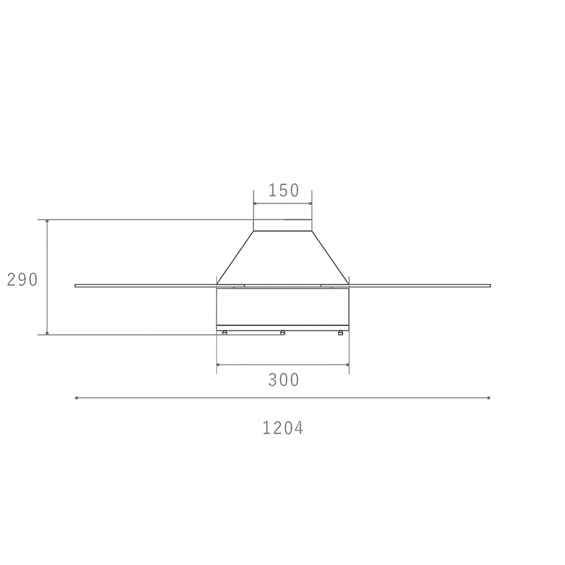 湘南HERMOSA(ハモサ) NEIL CEILING FAN ニール シーリングファン CF-008SV