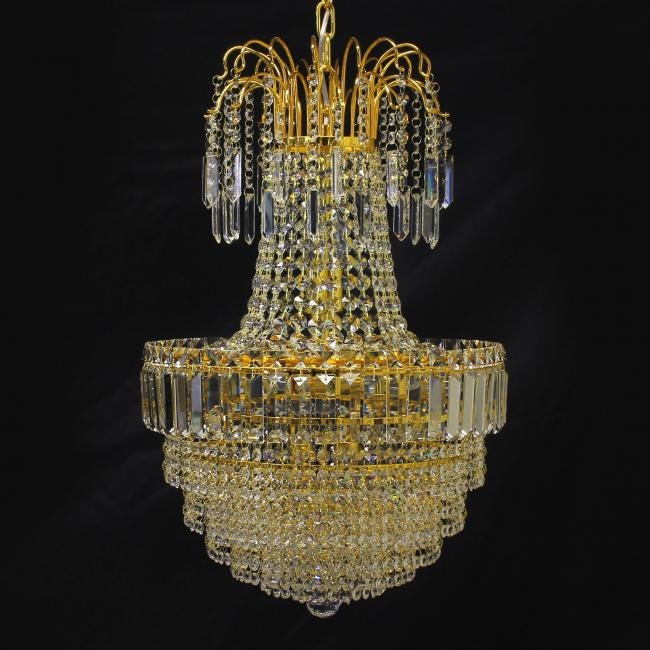 輸入照明 Crystal  Luce 6 クリスタルシャンデリア ダイニング リビング オフィス 寝室 (1078)CL-430-8G