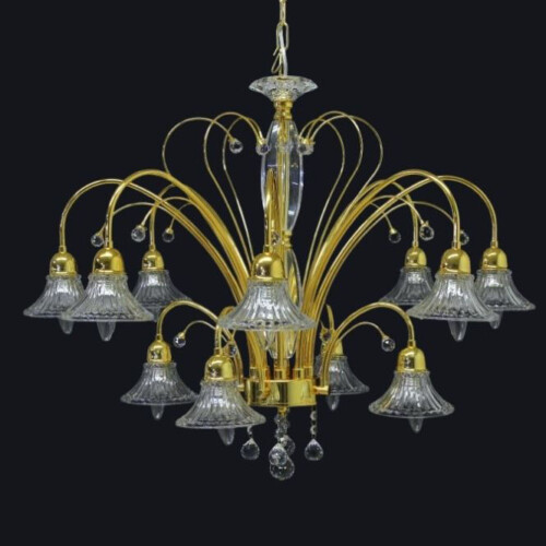 輸入照明 ASFOUR CRYSTAL2 クリスタルシャンデリア ダイニング リビング オフィス 寝室 (1096)AS31G-12L