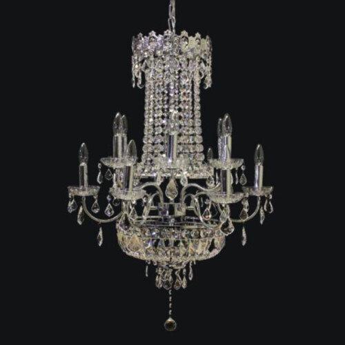輸入照明 ASFOUR CRYSTAL2 クリスタルシャンデリア ダイニング リビング オフィス 寝室 (1096)AS6C-12L