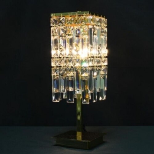 輸入照明 ASFOUR CRYSTAL2 クリスタルテーブルライト ダイニング リビング オフィス 寝室 (1096)AST261G-2L
