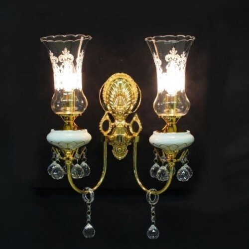 輸入照明 ASFOUR CRYSTAL2 クリスタルブラケット ダイニング リビング オフィス 寝室 (1096)ASW766G-2L