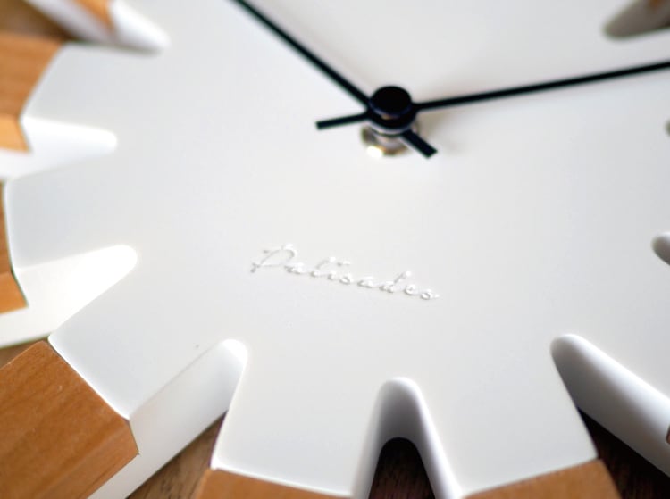 インターフォルム Wielko ヴィエルコ ウォールクロック　針のカチコチ音が気にならない連続秒針スイーブメント