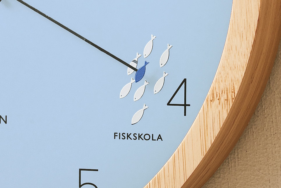 インターフォルム Fiskliv フィスクリヴ ウォールクロック / 電波時計  CL-3027