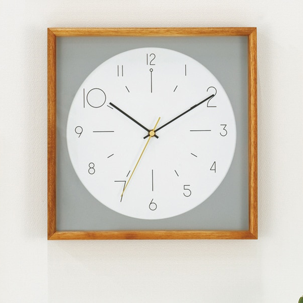 インターフォルム Cadre カードル ウォールクロック / 電波時計  CL-4059