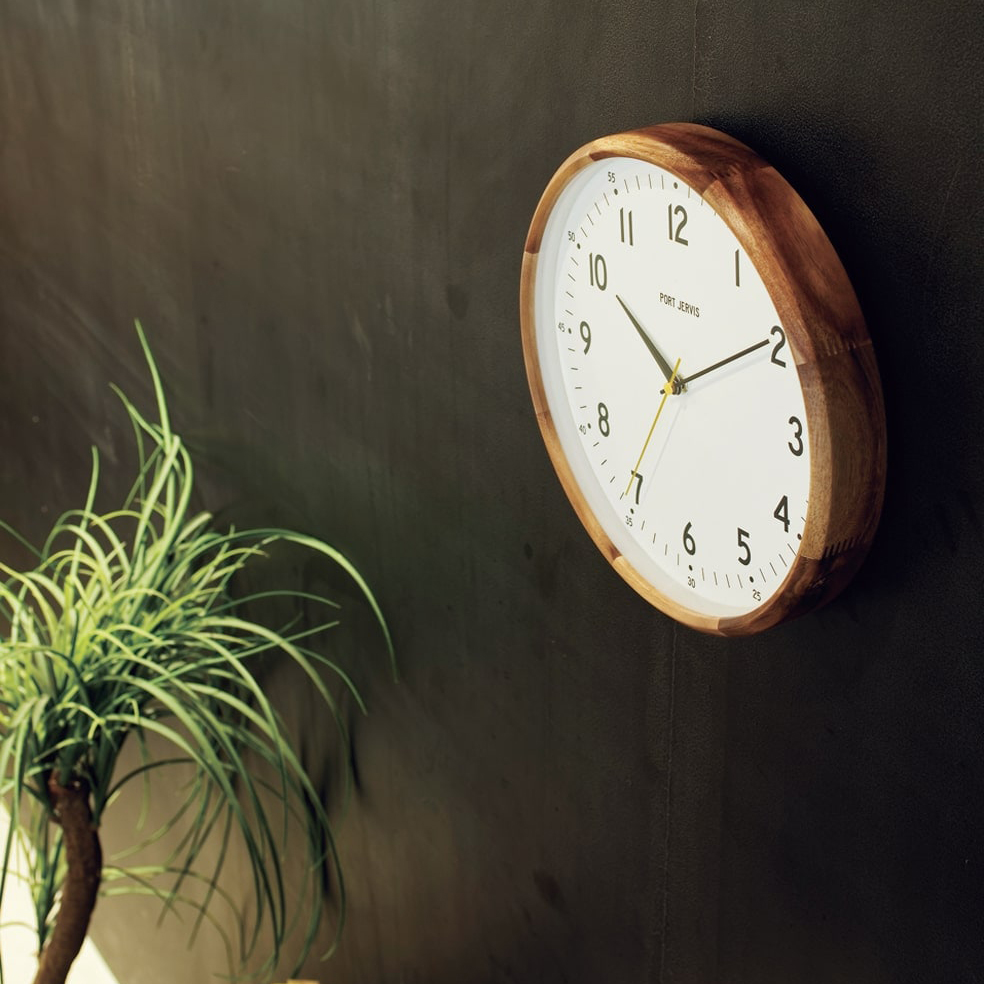 インターフォルム German ジェルマン ウォールクロック / 電波時計  CL-4061WH