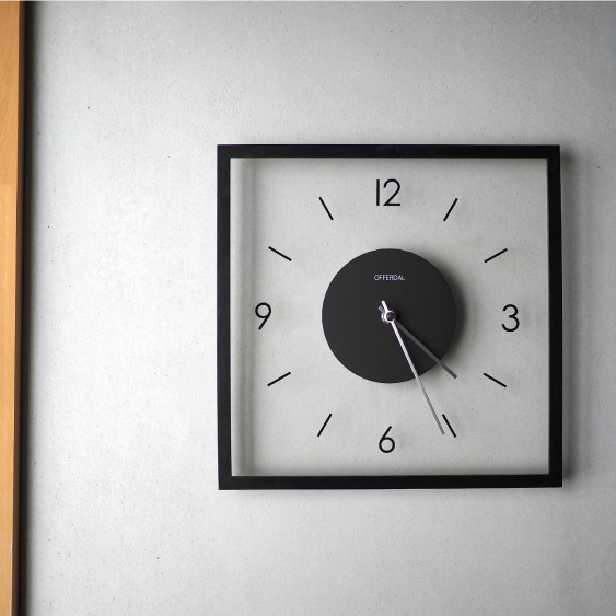 インターフォルム Laturi ラトゥリ ウォールクロック　針のカチコチ音が気にならない連続秒針スイーブメント