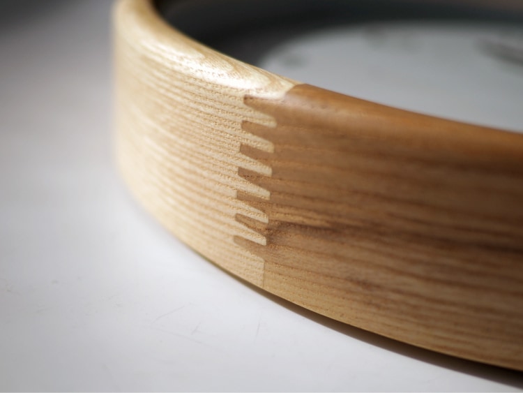 インターフォルム Mutka ムトゥカ ウォールクロック　針のカチコチ音が気にならない連続秒針スイーブメント