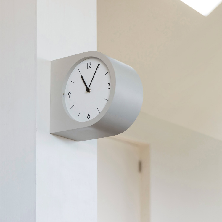 インターフォルム Madeto マデト ウォールクロック　針のカチコチ音が気にならない連続秒針スイーブメント