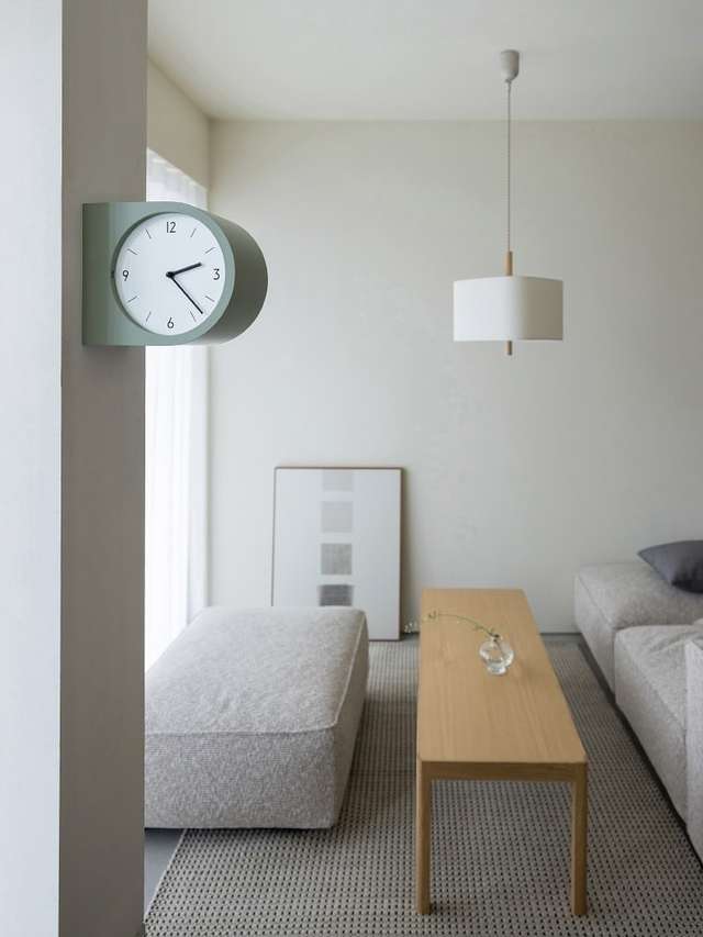 インターフォルム Madeto マデト ウォールクロック　針のカチコチ音が気にならない連続秒針スイーブメント