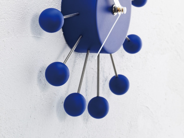 インターフォルム Aino アイノ ウォールクロック　針のカチコチ音が気にならない連続秒針スイーブメント