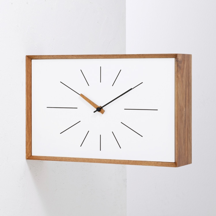 インターフォルム Kasten カステン ウォールクロック　針のカチコチ音が気にならない連続秒針スイーブメント