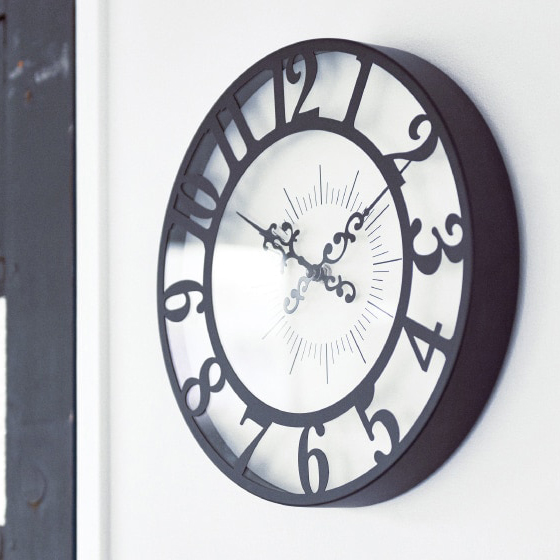 インターフォルム Gisel ジゼル ウォールクロック  CL-4960BK