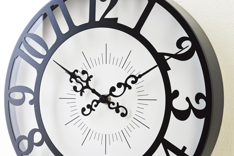 インターフォルム Gisel ジゼル ウォールクロック  CL-4960BK