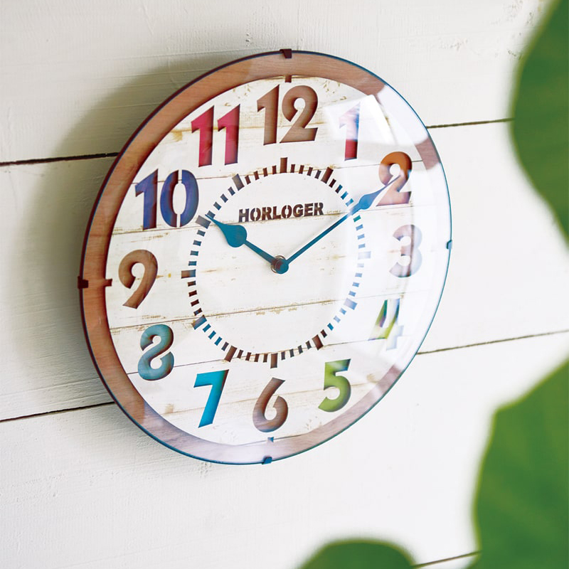 インターフォルム Forli フォルリ ウォールクロック / 電波時計  CL-8332WH