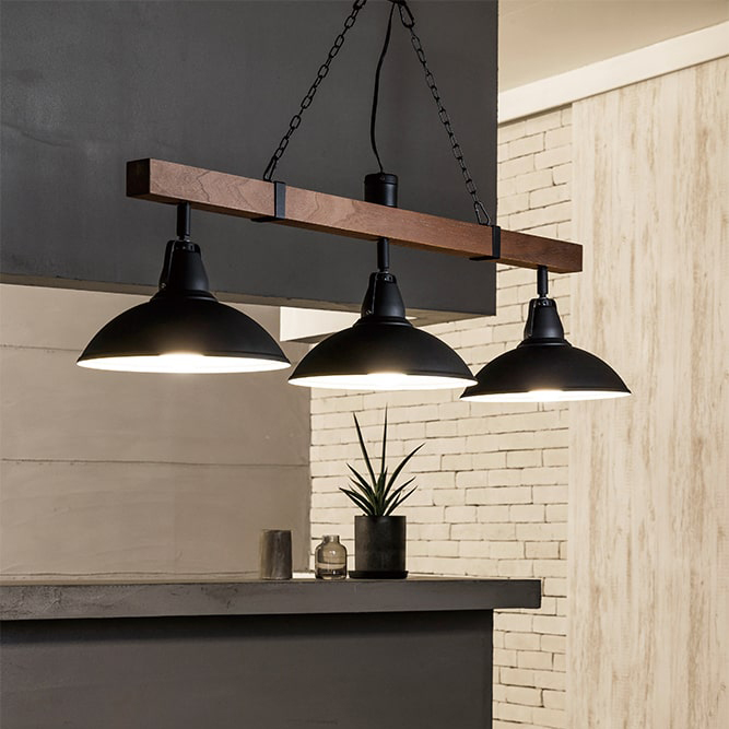 インターフォルム Varasto ヴァラスト ペンダントライト  LT-8255-7BK