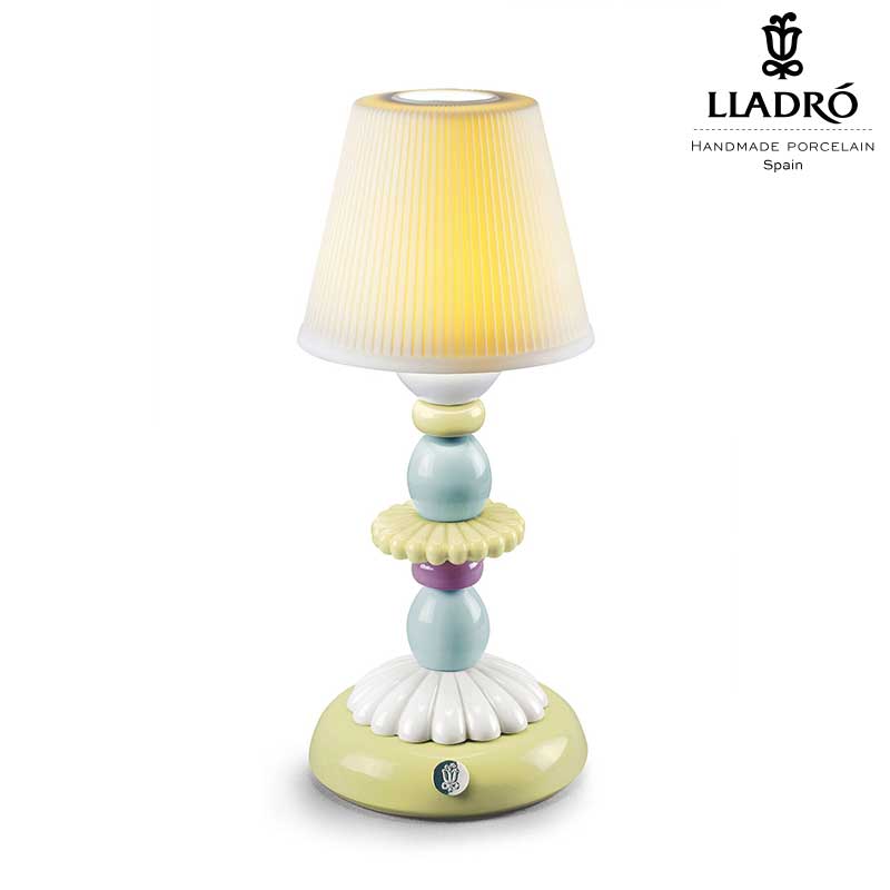 Lladro（リヤドロ） Lotus Firefly Lamp(Green ＆ Blue)　充電式ポータブルLEDライト   lladro-01023761  入り数1台