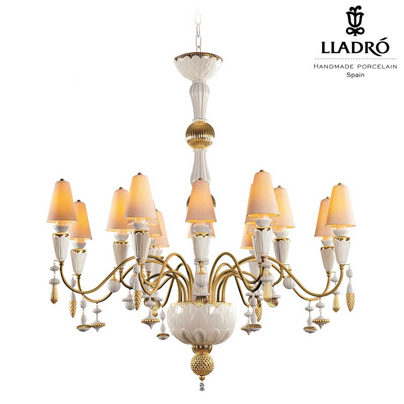 Lladro（リヤドロ） Ivy ＆ Seed – シャンデリア16灯PM   lladro-01023857