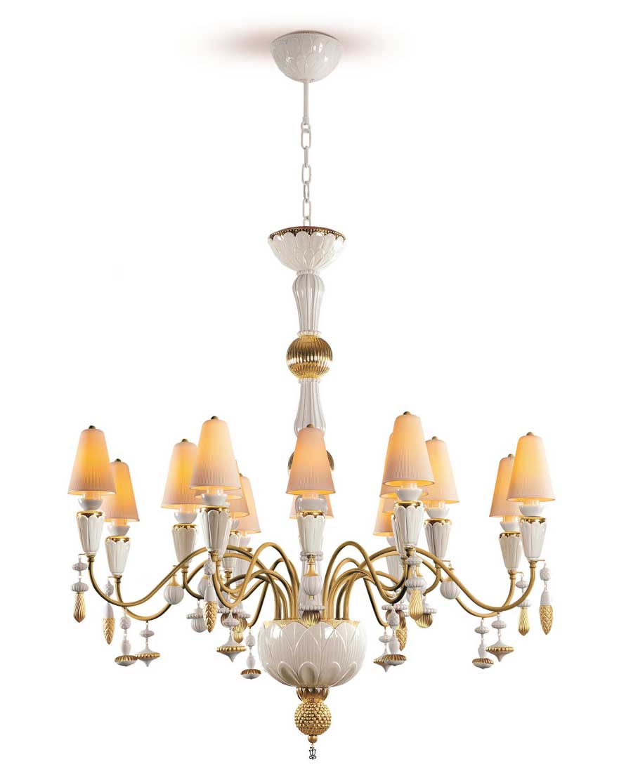 Lladro（リヤドロ） Ivy ＆ Seed – シャンデリア16灯PM   lladro-01023857