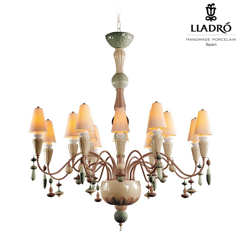 Lladro（リヤドロ） Ivy ＆ Seed – シャンデリア16灯PM   lladro-01023860