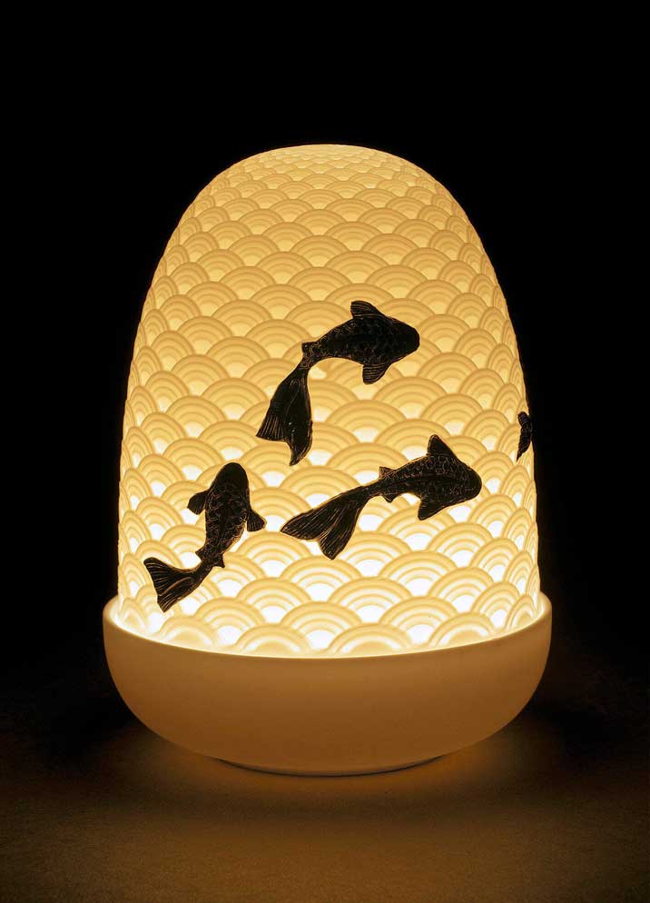 Lladro(リヤドロ) Dome Lamp(鯉)  USB充電式ポータブルLEDライト   lladro-01023888