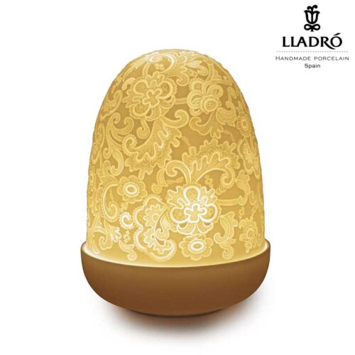 Lladro(リヤドロ) Dome Lamp(レース) USB充電式ポータブルLEDライト   lladro-01023890