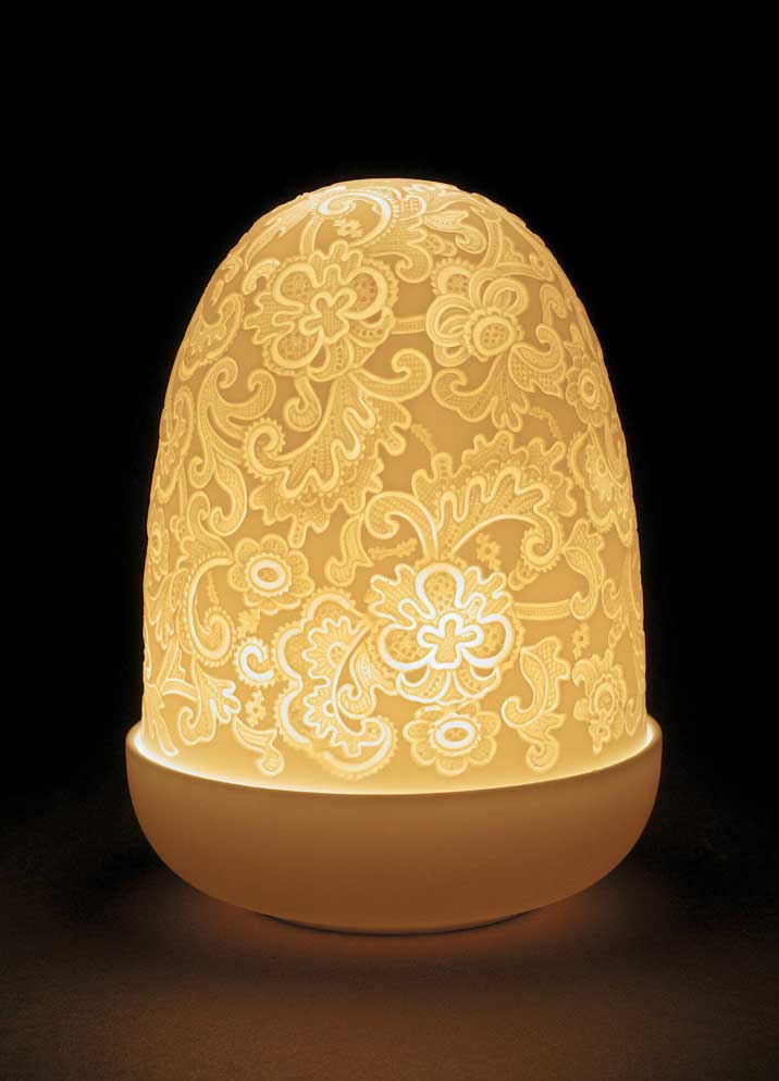 Lladro(リヤドロ) Dome Lamp(レース) USB充電式ポータブルLEDライト   lladro-01023890
