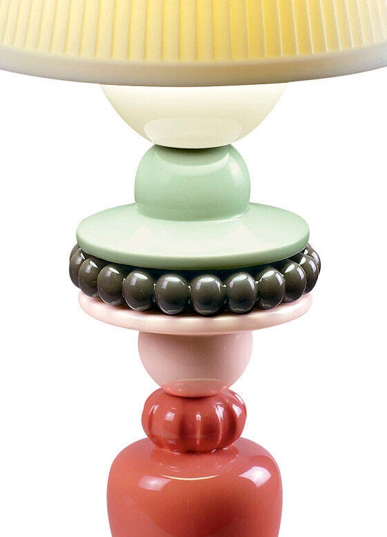 Lladro(リヤドロ) Sunflower Firefly Lamp(Ivory) 充電式ポータブルLEDライト   lladro-01023921