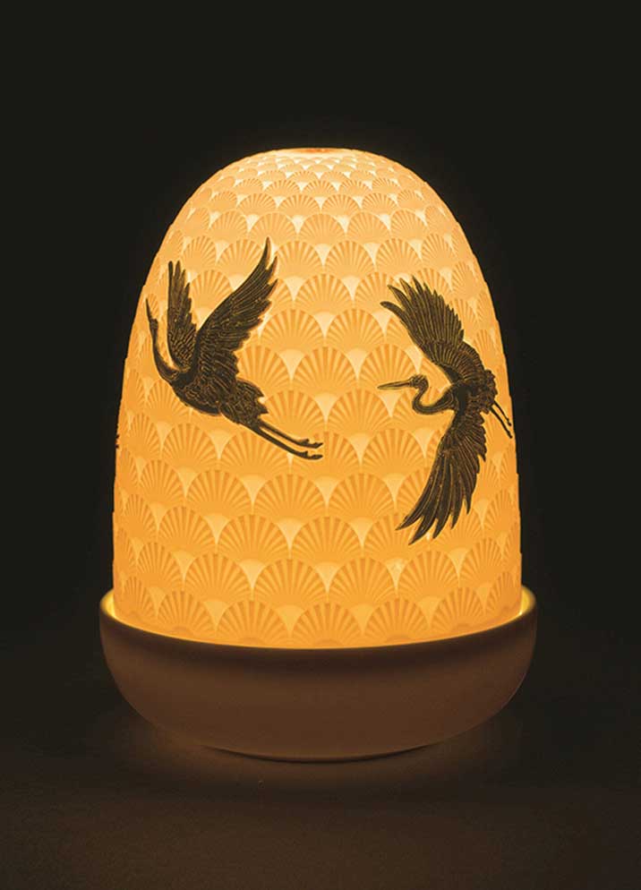 Lladro(リヤドロ) Dome Lamp (鶴) USB充電式ポータブルLEDライト   lladro-01023923