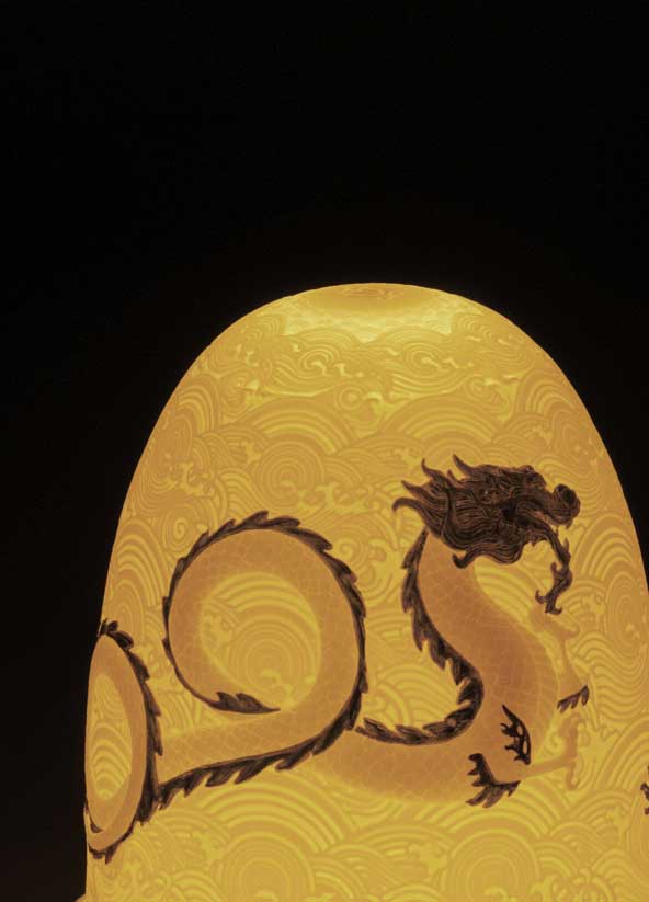 Lladro（リヤドロ） Dome Lamp(龍) USB充電式ポータブルLEDライト   lladro-01023970