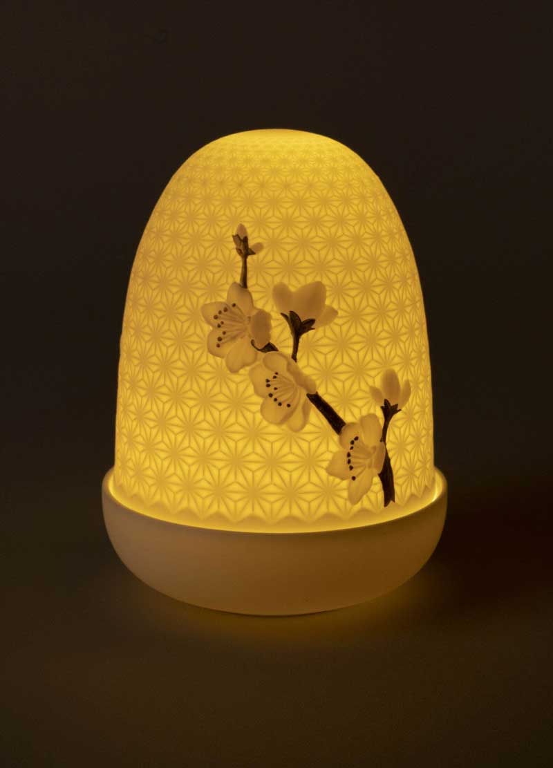 Lladro(リヤドロ) Dome Lamp (桜)  USB充電式ポータブルLEDライト   lladro-01023989