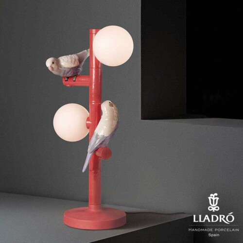 Lladro(リヤドロ) インコたちのパレード ランプ   lladro-01024056