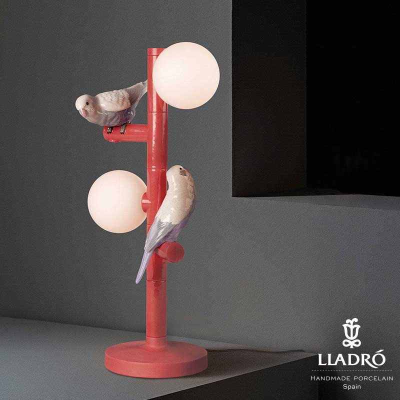 Lladro（リヤドロ） インコたちのパレード　ランプ   lladro-01024056