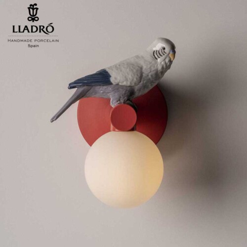 Lladro(リヤドロ) インコたちのパーティー- ウォールライト(右)   lladro-01024059