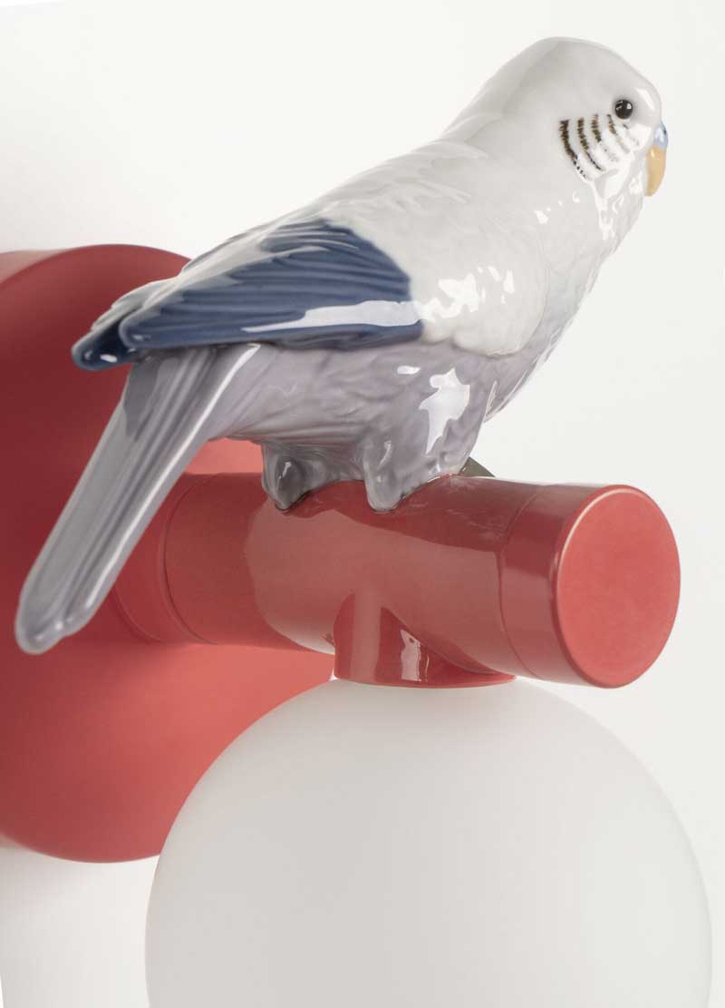 Lladro（リヤドロ） インコたちのパーティー- ウォールライト(右)   lladro-01024059