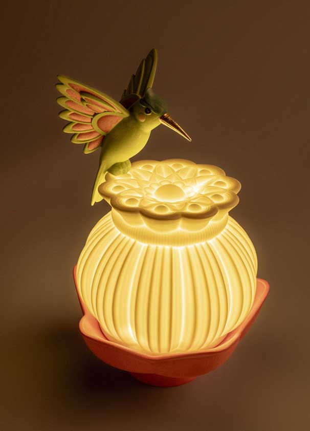 LIADRO リヤドロ ユートピアリトファニーランプ 充電式ポータブルLEDライト   lladro-01024387